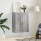 vidaXL Armario de pared madera ingeniería gris Sonoma 69,5x34x90 cm vidaXL Armario de pared madera ingeniería gris Sonoma 69,5x34x90 cm