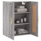 vidaXL Armario de pared madera ingeniería gris Sonoma 69,5x34x90 cm vidaXL Armario de pared madera ingeniería gris Sonoma 69,5x34x90 cm