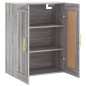 vidaXL Armario de pared madera ingeniería gris Sonoma 69,5x34x90 cm vidaXL Armario de pared madera ingeniería gris Sonoma 69,5x34x90 cm