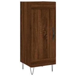 vidaXL Aparador madera de ingeniería marrón roble 34,5x34x90 cm