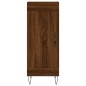 vidaXL Aparador madera de ingeniería marrón roble 34,5x34x90 cm vidaXL Aparador madera de ingeniería marrón roble 34,5x34x90 cm