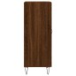 vidaXL Aparador madera de ingeniería marrón roble 34,5x34x90 cm vidaXL Aparador madera de ingeniería marrón roble 34,5x34x90 cm