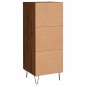 vidaXL Aparador madera de ingeniería marrón roble 34,5x34x90 cm vidaXL Aparador madera de ingeniería marrón roble 34,5x34x90 cm