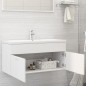 vidaXL Mueble con lavabo madera de ingeniería blanco vidaXL Mueble con lavabo madera de ingeniería blanco