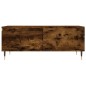 vidaXL Mesa de centro madera contrachapada roble ahumado 90x50x36,5 cm vidaXL Mesa de centro madera contrachapada roble ahumado 90x50x36,5 cm