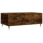 vidaXL Mesa de centro madera contrachapada roble ahumado 90x50x36,5 cm vidaXL Mesa de centro madera contrachapada roble ahumado 90x50x36,5 cm