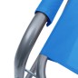 vidaXL Sillas de director 2 unidades acero azul vidaXL Sillas de director 2 unidades acero azul