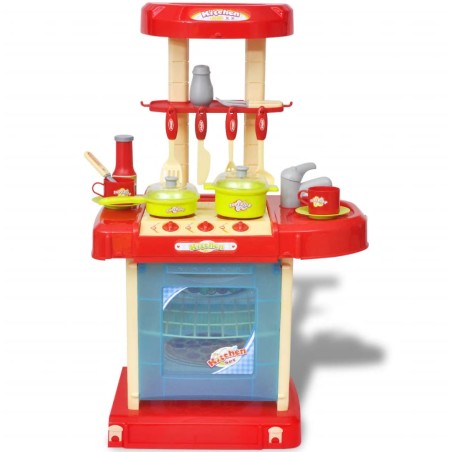 vidaXL Cocinita de juguete para niños con efectos de luz y sonido