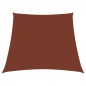 vidaXL Toldo de vela trapezoidal tela oxford terracota 4/5x4 m vidaXL Toldo de vela trapezoidal tela oxford terracota 4/5x4 m
