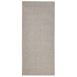 vidaXL Alfombra de sisal natural color arena 66x150 cm