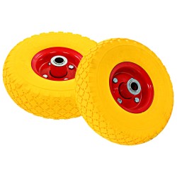 vidaXL Ruedas de carrito de sacos 4 unidades goma 3.00-4 (245x82)