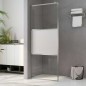 vidaXL Mampara de ducha accesible vidrio ESG medio esmerilado 80x195cm vidaXL Mampara de ducha accesible vidrio ESG medio esmerilado 80x195cm