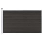 vidaXL Panel de valla WPC negro 175x105 cm vidaXL Panel de valla WPC negro 175x105 cm