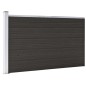 vidaXL Panel de valla WPC negro 175x105 cm vidaXL Panel de valla WPC negro 175x105 cm