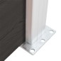 vidaXL Panel de valla WPC negro 175x105 cm vidaXL Panel de valla WPC negro 175x105 cm