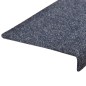 vidaXL Alfombrillas de escalera 10 unidades gris antracita 65x21x4 cm vidaXL Alfombrillas de escalera 10 unidades gris antracita 65x21x4 cm