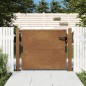 vidaXL Puerta de jardín acero corten 105x105 cm