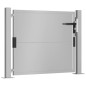 vidaXL Puerta de jardín acero corten 105x105 cm