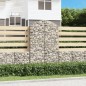 vidaXL Cesta gaviones forma arco hierro galvanizado 100x30x160/180 cm vidaXL Cesta gaviones forma arco hierro galvanizado 100x30x160/180 cm
