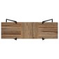 vidaXL Mesa consola de teca reciclada 120x35x81 cm vidaXL Mesa consola de teca reciclada 120x35x81 cm