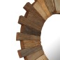 vidaXL Espejo de pared de madera reciclada maciza 50 cm vidaXL Espejo de pared de madera reciclada maciza 50 cm