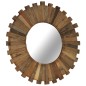 vidaXL Espejo de pared de madera reciclada maciza 50 cm vidaXL Espejo de pared de madera reciclada maciza 50 cm