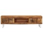 vidaXL Mueble de TV madera maciza reciclada 140x30x40cm