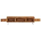 vidaXL Mueble de TV madera maciza reciclada 140x30x40cm