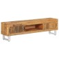 vidaXL Mueble de TV madera maciza reciclada 140x30x40cm