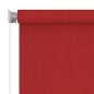 vidaXL Persiana enrollable de jardín HDPE rojo 80x140 cm vidaXL Persiana enrollable de jardín HDPE rojo 80x140 cm