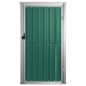 vidaXL Cobertizo de herramientas jardín acero galvanizado 88x89x161 cm