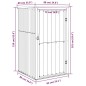 vidaXL Cobertizo de herramientas jardín acero galvanizado 88x89x161 cm