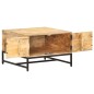 vidaXL Mesa de centro madera maciza de mango 67x67x45 cm vidaXL Mesa de centro madera maciza de mango 67x67x45 cm