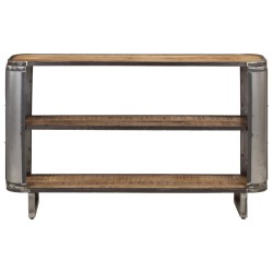 vidaXL Aparador de madera maciza de mango 120x30x73 cm