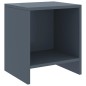 vidaXL Mesita de noche madera maciza de mango gris claro 35x30x40 cm vidaXL Mesita de noche madera maciza de mango gris claro 35x30x40 cm