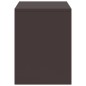 vidaXL Mesitas de noche 2 uds madera de pino marrón oscuro 35x30x40 cm vidaXL Mesitas de noche 2 uds madera de pino marrón oscuro 35x30x40 cm