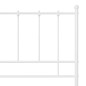 vidaXL Estructura de cama de metal blanca 160x200 cm vidaXL Estructura de cama de metal blanca 160x200 cm