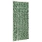 vidaXL Cortina mosquitera chenilla verde y blanco 100x220 cm vidaXL Cortina mosquitera chenilla verde y blanco 100x220 cm