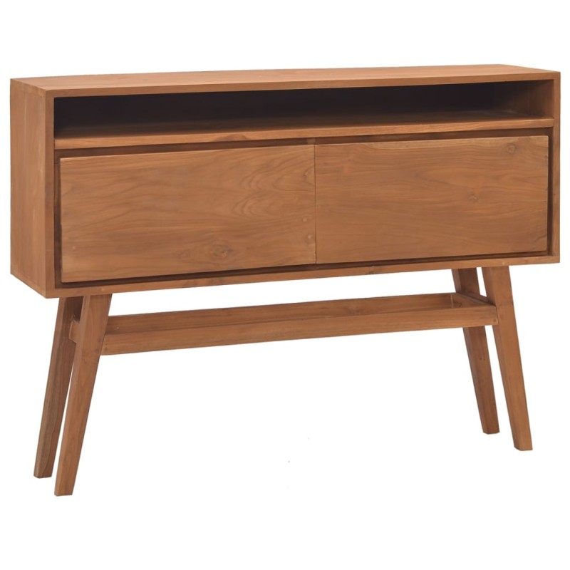 vidaXL Mesa consola de madera maciza de teca 110x30x79 cm vidaXL Mesa consola de madera maciza de teca 110x30x79 cm