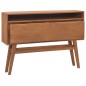vidaXL Mesa consola de madera maciza de teca 110x30x79 cm vidaXL Mesa consola de madera maciza de teca 110x30x79 cm