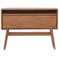 vidaXL Mesa consola de madera maciza de teca 110x30x79 cm vidaXL Mesa consola de madera maciza de teca 110x30x79 cm