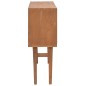 vidaXL Mesa consola de madera maciza de teca 110x30x79 cm vidaXL Mesa consola de madera maciza de teca 110x30x79 cm