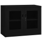 vidaXL Armario de oficina de acero negro 90x40x70 cm vidaXL Armario de oficina de acero negro 90x40x70 cm