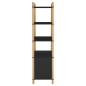 vidaXL Aparador alto madera contrachapada negro 80x40x153 cm vidaXL Aparador alto madera contrachapada negro 80x40x153 cm