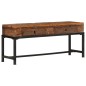 vidaXL Mueble de TV madera maciza reciclada 110x30x46 cm vidaXL Mueble de TV madera maciza reciclada 110x30x46 cm