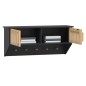 vidaXL Armario pared ganchos madera contrachapada negro 80x24x35,5 cm vidaXL Armario pared ganchos madera contrachapada negro 80x24x35,5 cm