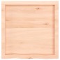 vidaXL Estante de pared madera maciza roble sin tratar 60x60x(2-6) cm vidaXL Estante de pared madera maciza roble sin tratar 60x60x(2-6) cm