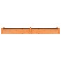 vidaXL Jardinera arriate con forro madera abeto marrón 240x45x25 cm vidaXL Jardinera arriate con forro madera abeto marrón 240x45x25 cm
