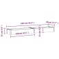 vidaXL Jardinera arriate con forro madera abeto marrón 240x45x25 cm vidaXL Jardinera arriate con forro madera abeto marrón 240x45x25 cm