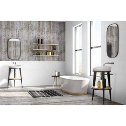Grosfillex Baldosa de pared Gx Wall+ blanco piedra 30x60 cm 11 uds
